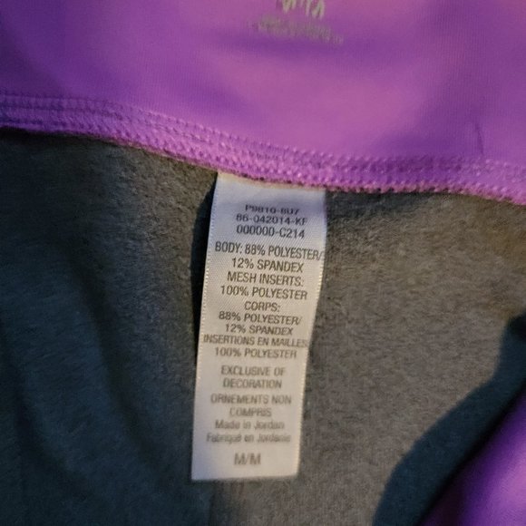 Champion Lavender and Grey Ruched Capri  Leggings Size Medium - Picture 12 of 12